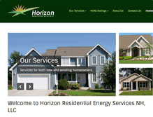 Tablet Screenshot of horizon-res.com